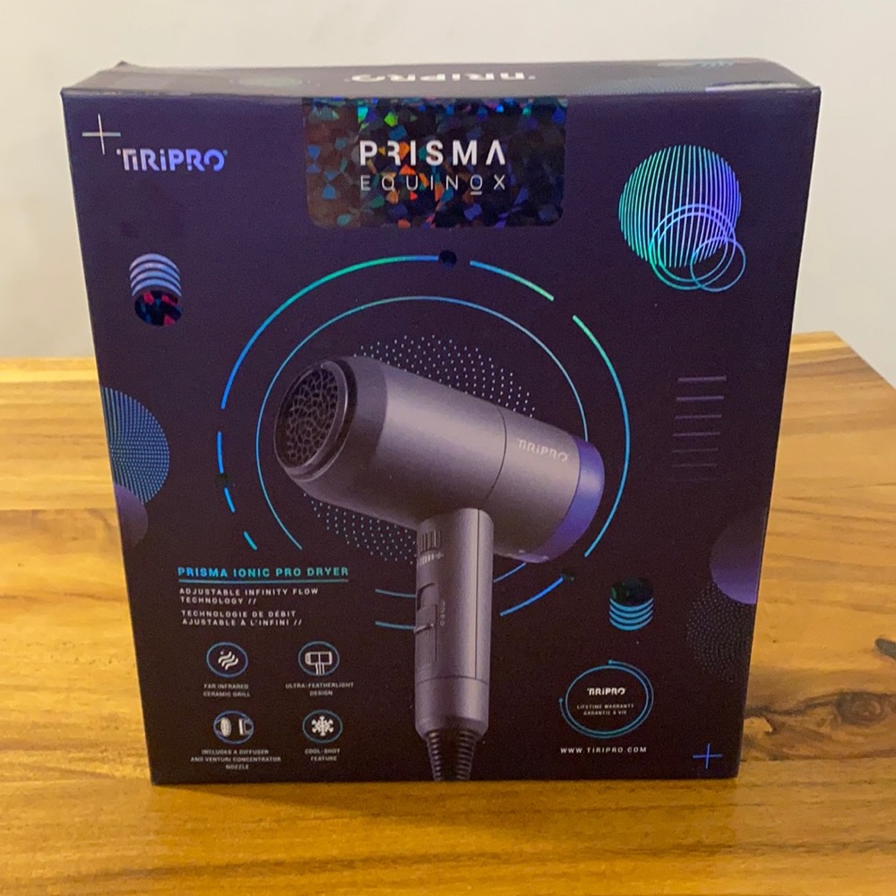 TiRiPRO Prisma Equinox Hair Dryer NWT